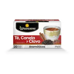 WAWASANA - Té Wawasana Canela y Clavo Caja 20 Sobres