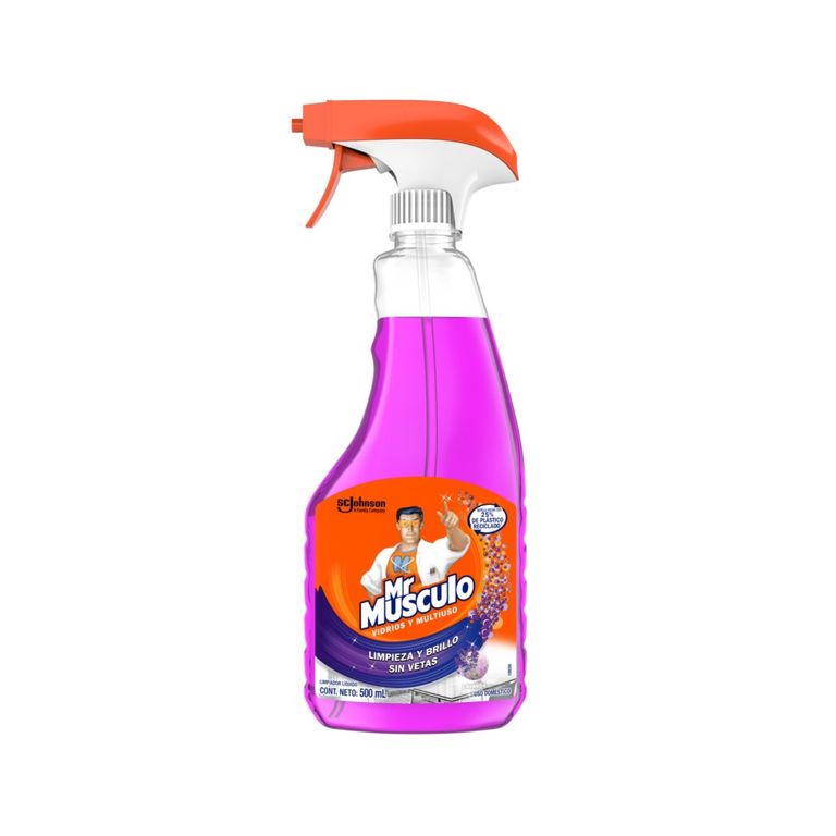 Limpiavidrios Lavanda Mr Músculo Gatillo Envase 500 mL