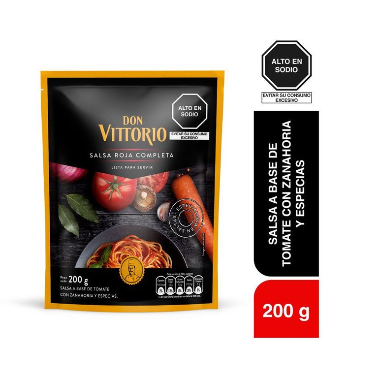 Salsa Roja Completa Don Vittorio Doypack 200 g