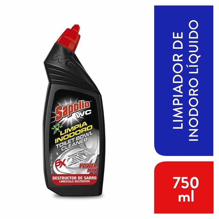 Limpiador Líquido de Inodoro Sapolio Power Max Envase 750 mL