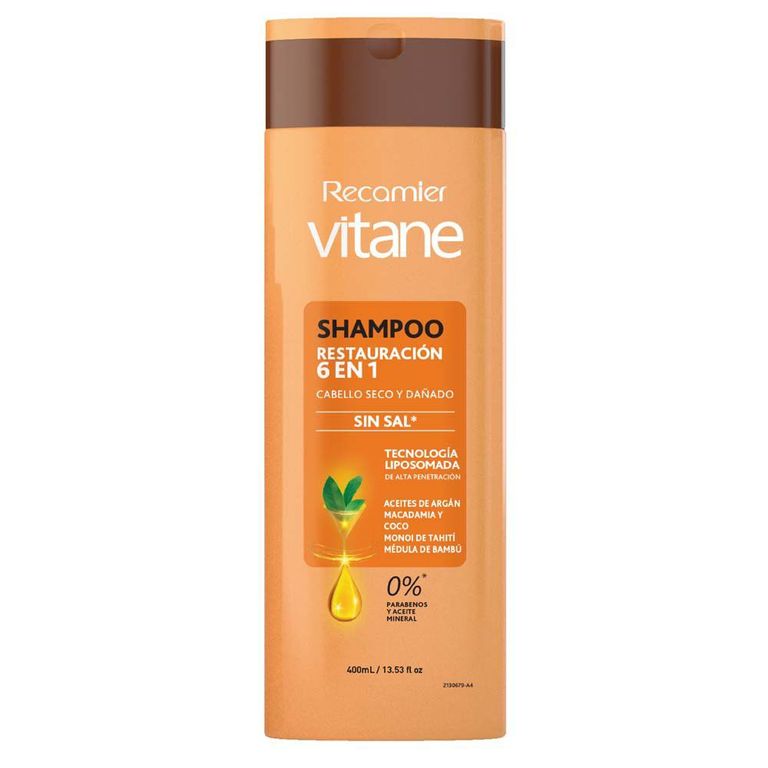 Shampoo Vitane Acción Restauración Envase 400 mL