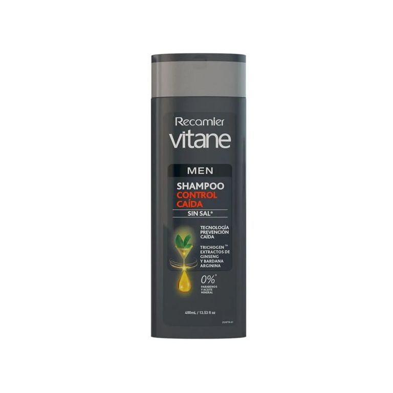 Shampoo Vitane Men Anticaída Envase 400 mL
