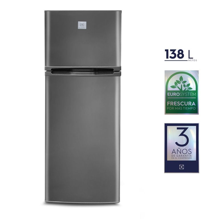 Refrigeradora 138 L Auto Frost Gris