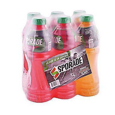Bebida Rehidratante Sporade Surtido Sixpack Botella 500 mL