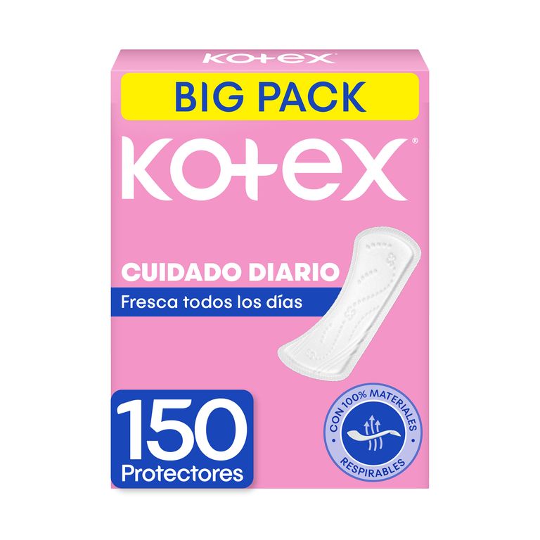 Protectores Diarios Kotex Empaque 150 Und