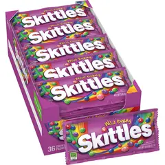 SKITTLES - Caramelos Masticables Wildberry 36 Unidades