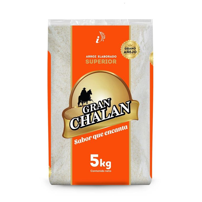 Arroz Superior Gran Chalán Bolsa 5 Kg