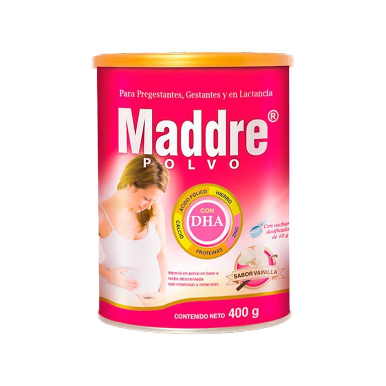 Mezcla en Polvo DHA Maddre Vainilla Lata 400 g