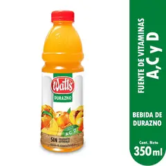 WATTS - Bebida Sabor Durazno 350 mL