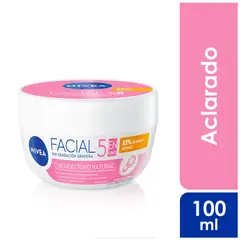 NIVEA - Crema Facial Nivea Cuidado Aclarado Natural Envase 100 mL