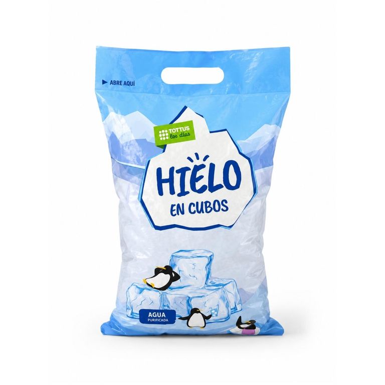 Hielo en Cubos Tottus Bolsa 3 Kg