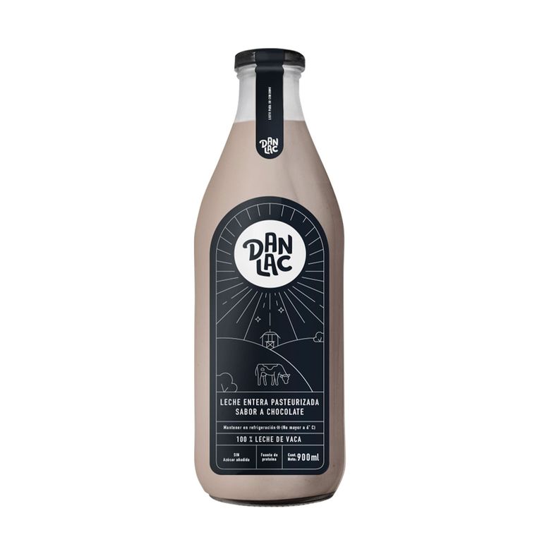 Leche Pasteurizada Danlac Chocolate Botella 900 mL