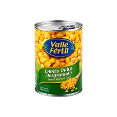 VALLE FERTIL - Choclo Dulce Desgranado Valle Fértil Lata 432 g