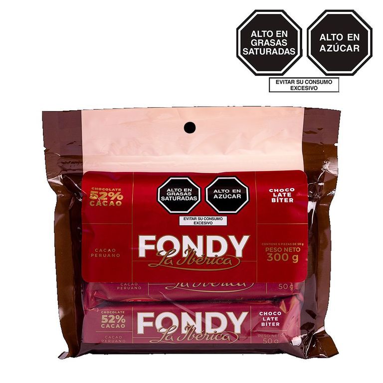 Chocolate La Ibérica Fondy Sixpack 300 g