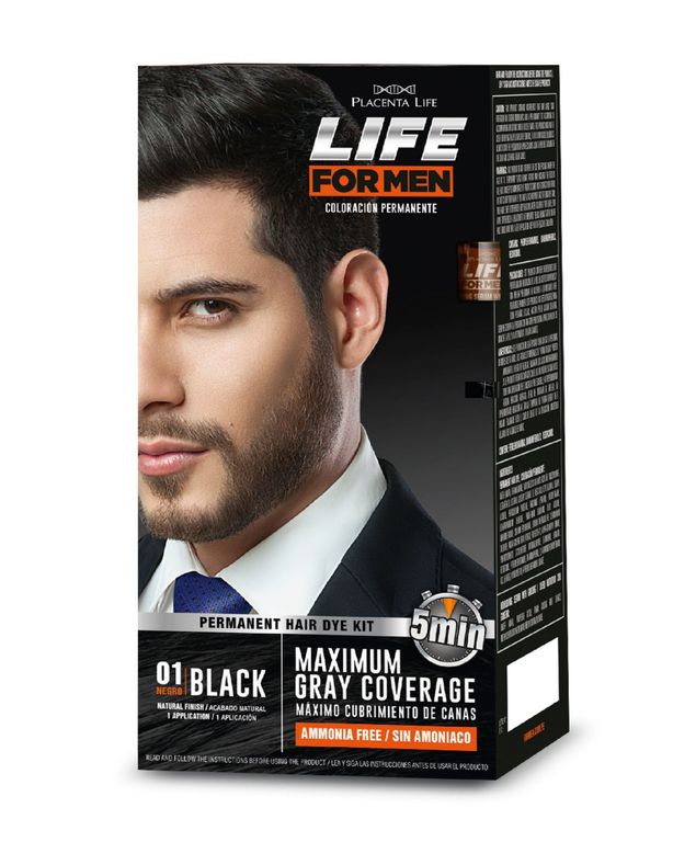 Tinte Placenta Life Men Tono 1 Negro
