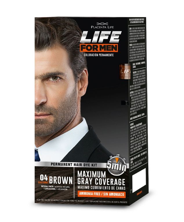 Tinte Placenta Life Men Tono 3  Castaño