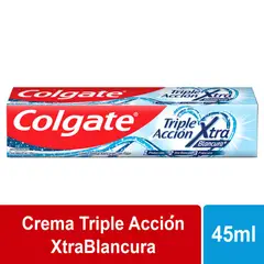 COLGATE - Pasta Dental Colgate Triple Acción Xtra Blancura 45mL