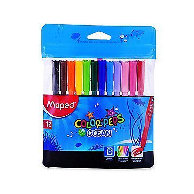 Plumones Maped Color Peps Ocean Estuche 12 Und