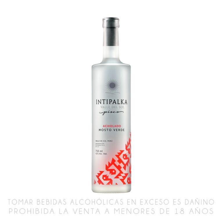 Pisco Mosto Verde Acholado Intipalka Botella 750 mL