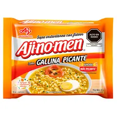 AJINOMEN - Sopa Instantánea Sabor Gallina Picante 80 g