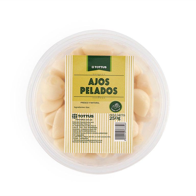 Ajos Pelados Tottus