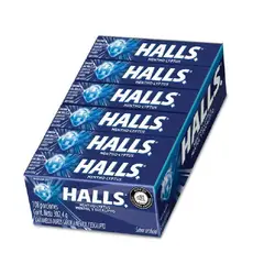 HALLS - Caramelos Mentho Lyptus Halls Display 12 Und