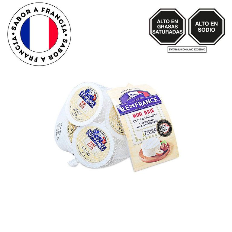 Queso Ile de France Mini Brie Empaque 5 Und