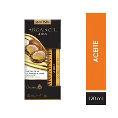 KATIVA - Tratamiento Argan Oil 4 - Oils Suavidad y Brillo
