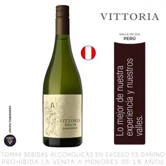 VITTORIA - Vino Vittoria Chardonnay Terroir Botella 750 mL