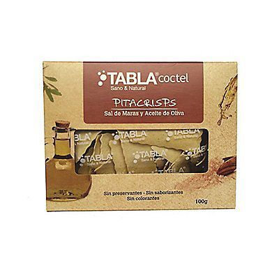 Pitacrisps Tabla Coctel Sal de Maras Caja 100 g