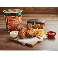TOTTUS - Combo Broaster 4 Piezas + Papas