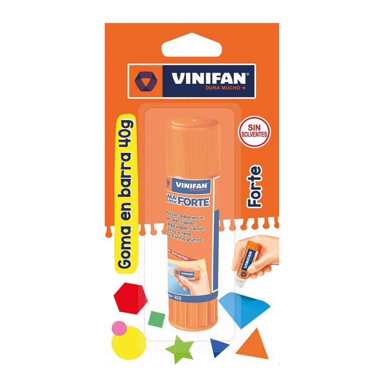 Goma Barra Vinifan Naranja Envase 40 g