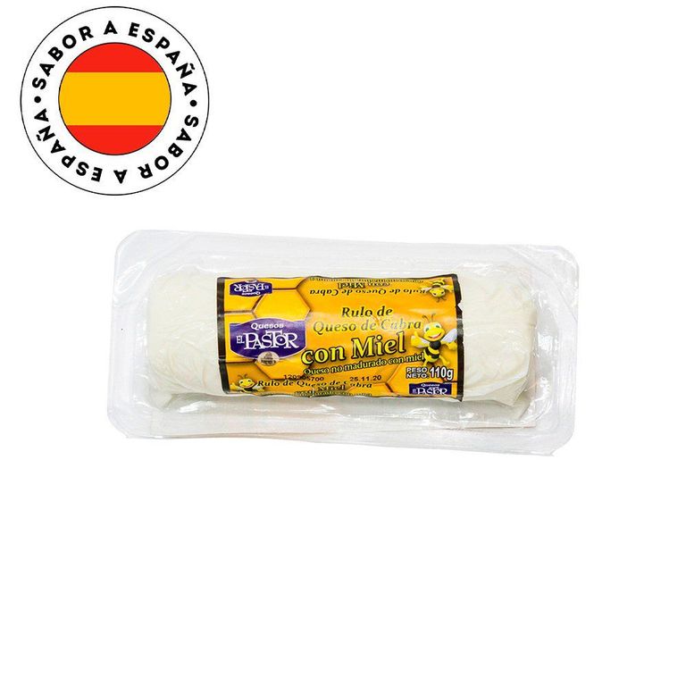 Rulo Queso de Cabra con Miel El Pastor Empaque 110 g