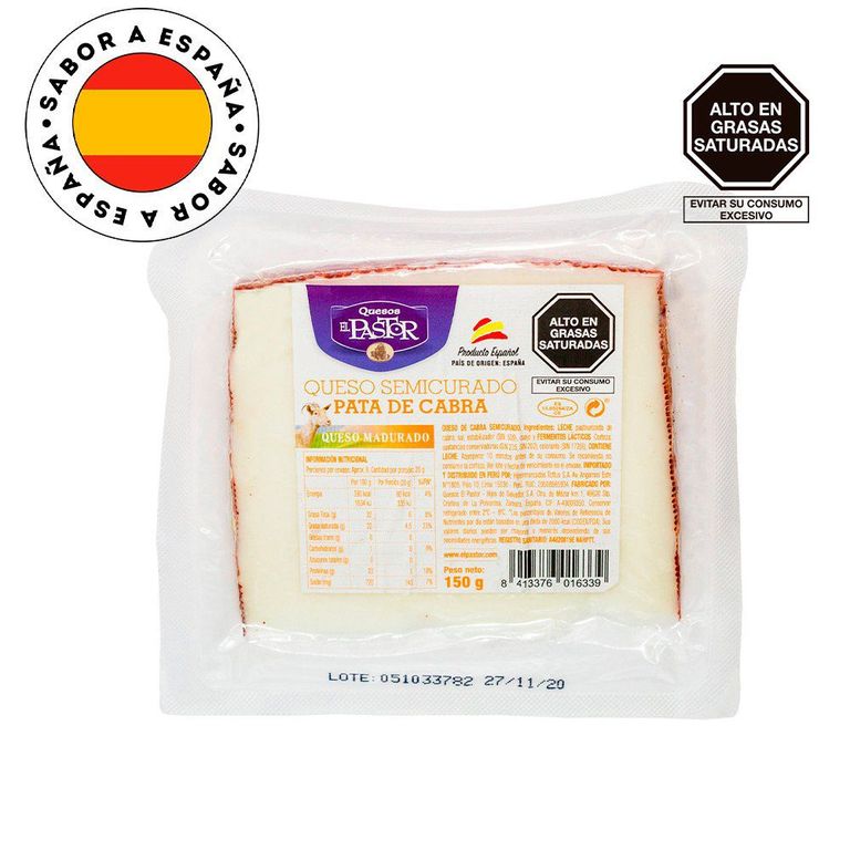 Queso de Mezcla Semicurado El Pastor Empaque 150 g