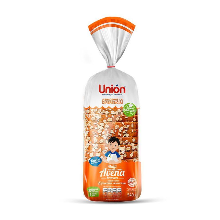 Pan Multisemillas Avena Unión Bolsa 540 g