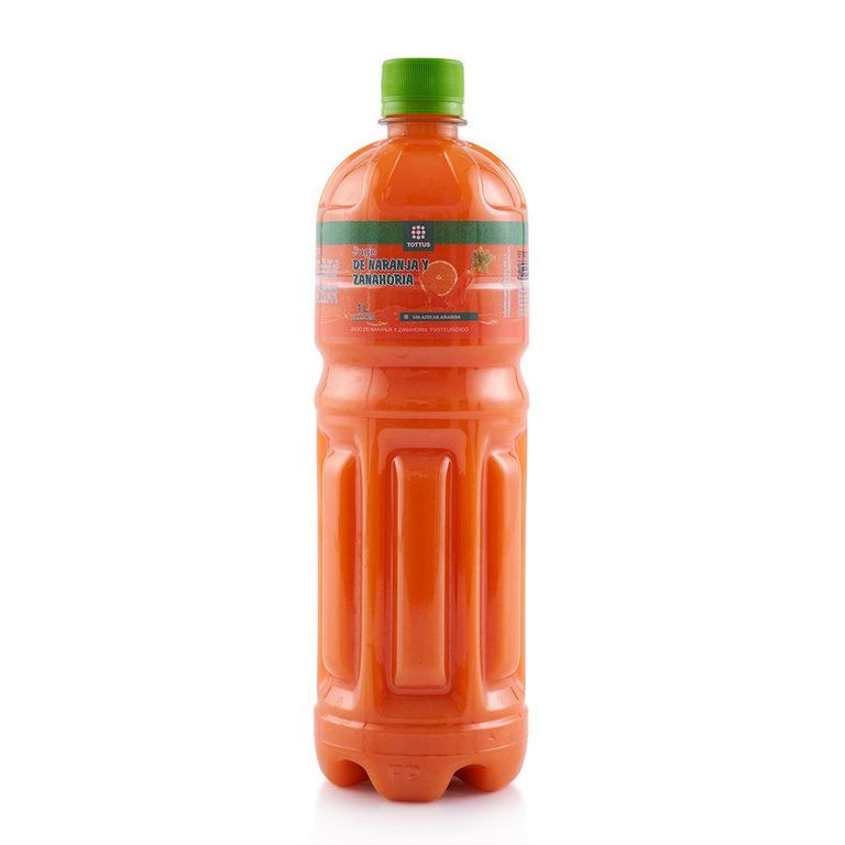 Jugo Pasteurizado Sabor Naranja Y Zanahoria Tottus Botella 1 L