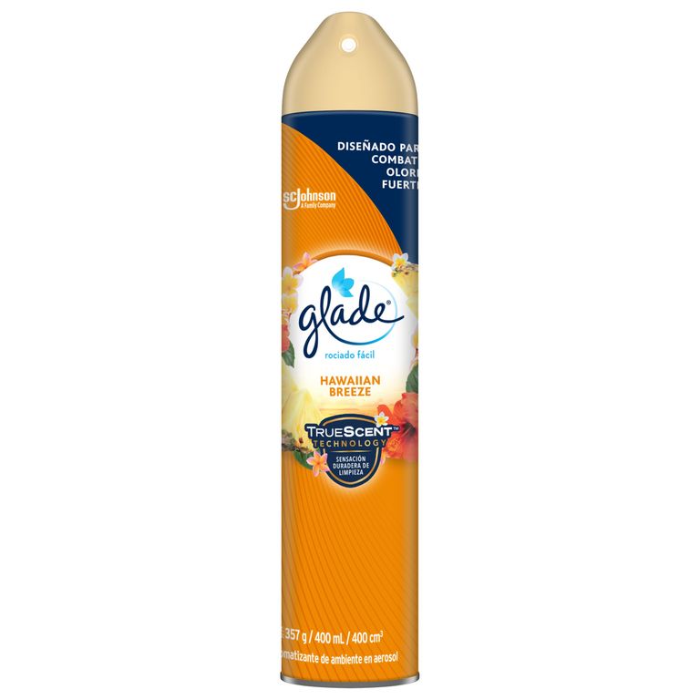 Ambientador en Aerosol Glade Hawaiian Breeze Envase 400 mL