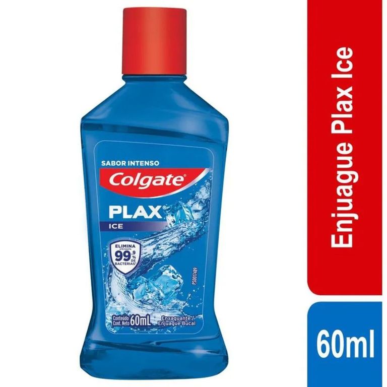 Enjuague Bucal Colgate Plax Ice Envase 60 mL
