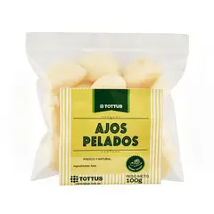 TOTTUS VERDURAS - Ajos Pelados Tottus