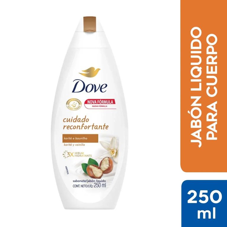 Jabón Líquido Dove Karité y Vainilla Envase 250 mL