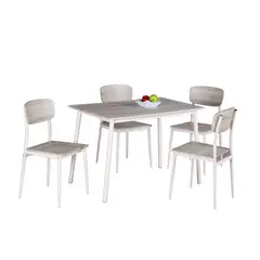 undefined - Juego de Comedor Rectangular 4 Sillas D01136