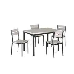 undefined - Juego de Comedor Rectangular 4 Sillas D01139