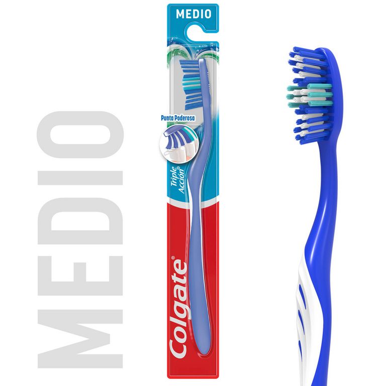 Cepillo Dental Colgate Triple Acción Medio Empaque 1 Und