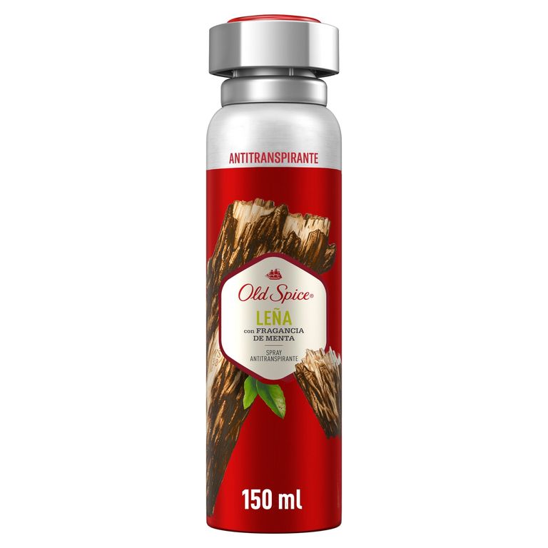Antitranspirante en Spray Old Spice Leña Envase 150 mL