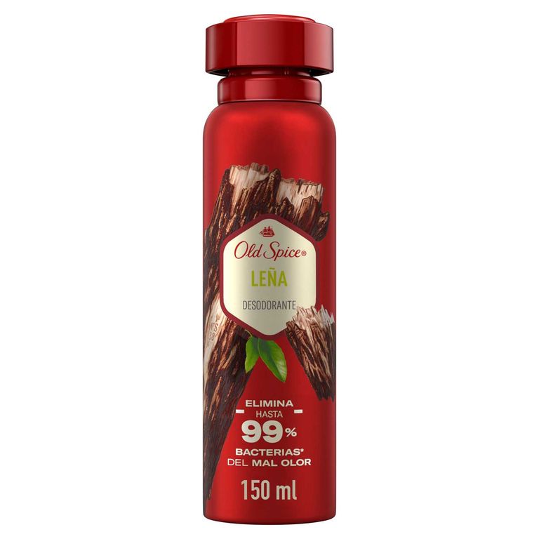 Desodorante en Spray Old Spice Para Hombre Leña Envase 150 mL