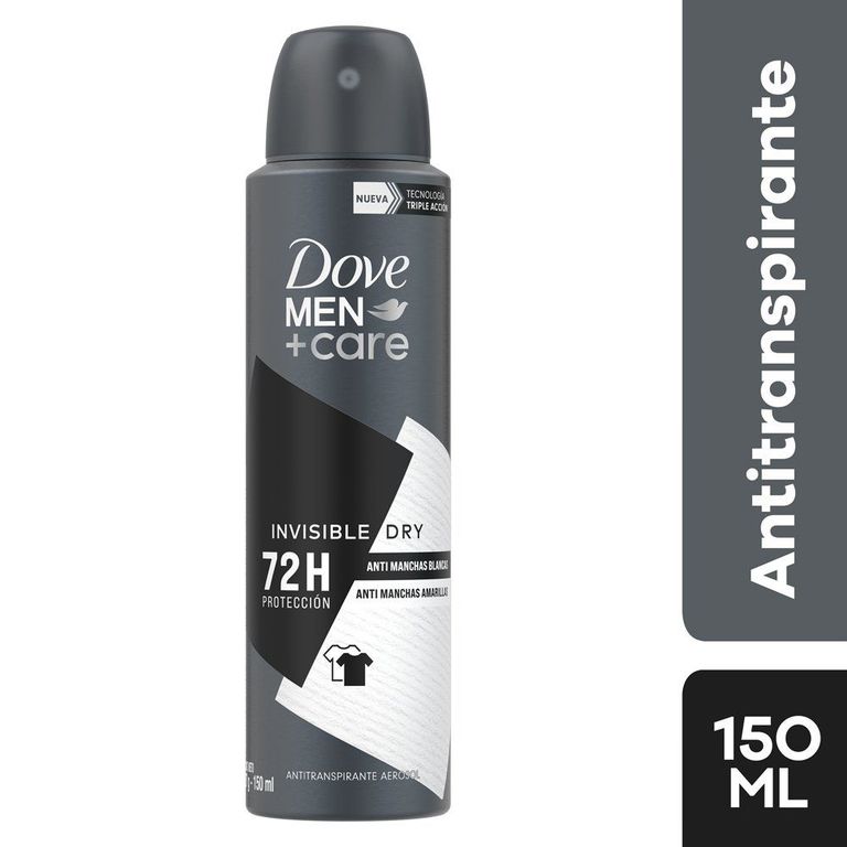 Desodorante en Spray Dove Invisible Dry Envase 150 mL