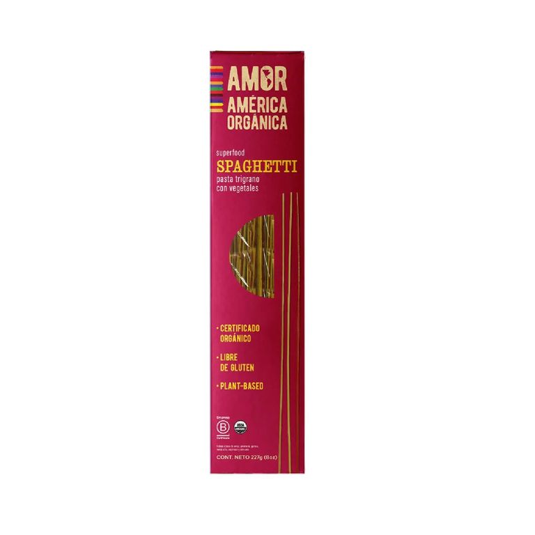 Spaghetti Trigrano Orgánico América Bolsa 227 g