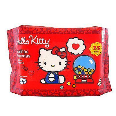 Toallitas Húmedas Hello Kitty Empaque 25 Und
