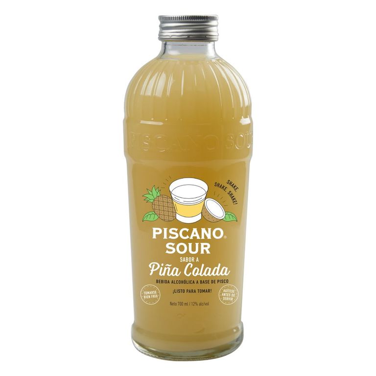 Bebida RTD Piscano Piña Colada Botella 700 mL