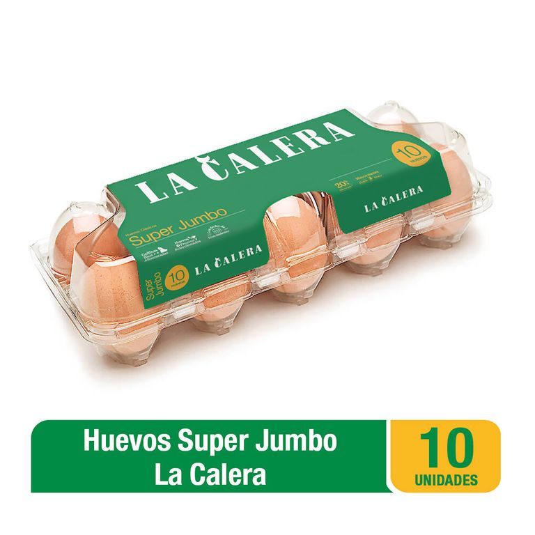 Huevos Súper Jumbo La Calera Bandeja 10 Und